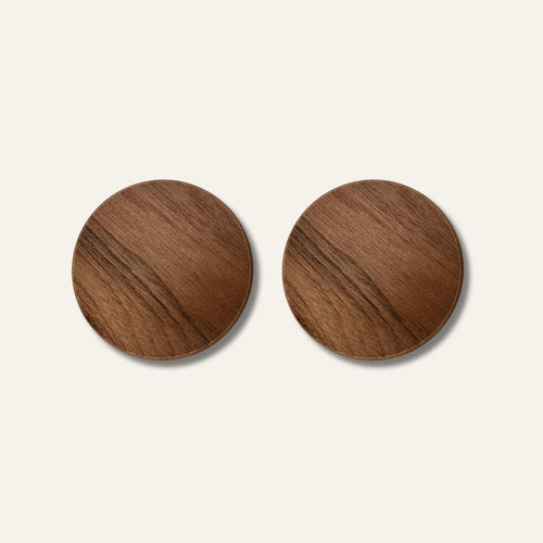 Runder ILK Untersetzer im minimalistischen, natürlichen Design