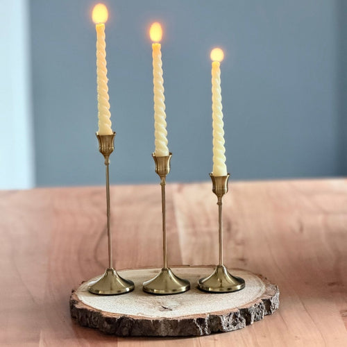 Kerzenhalter im warmen Boho-Stil für gemütliche Lichtakzente