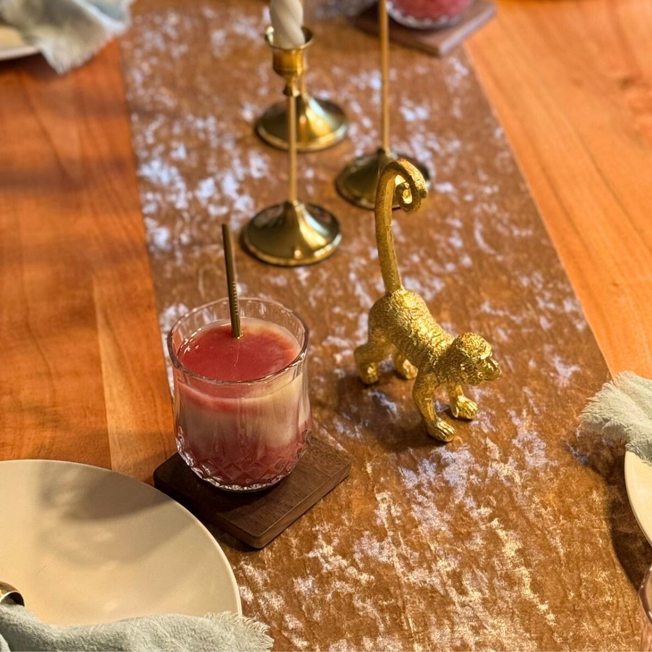 Kleines Luna Glas mit dekorativem Diamantschliff