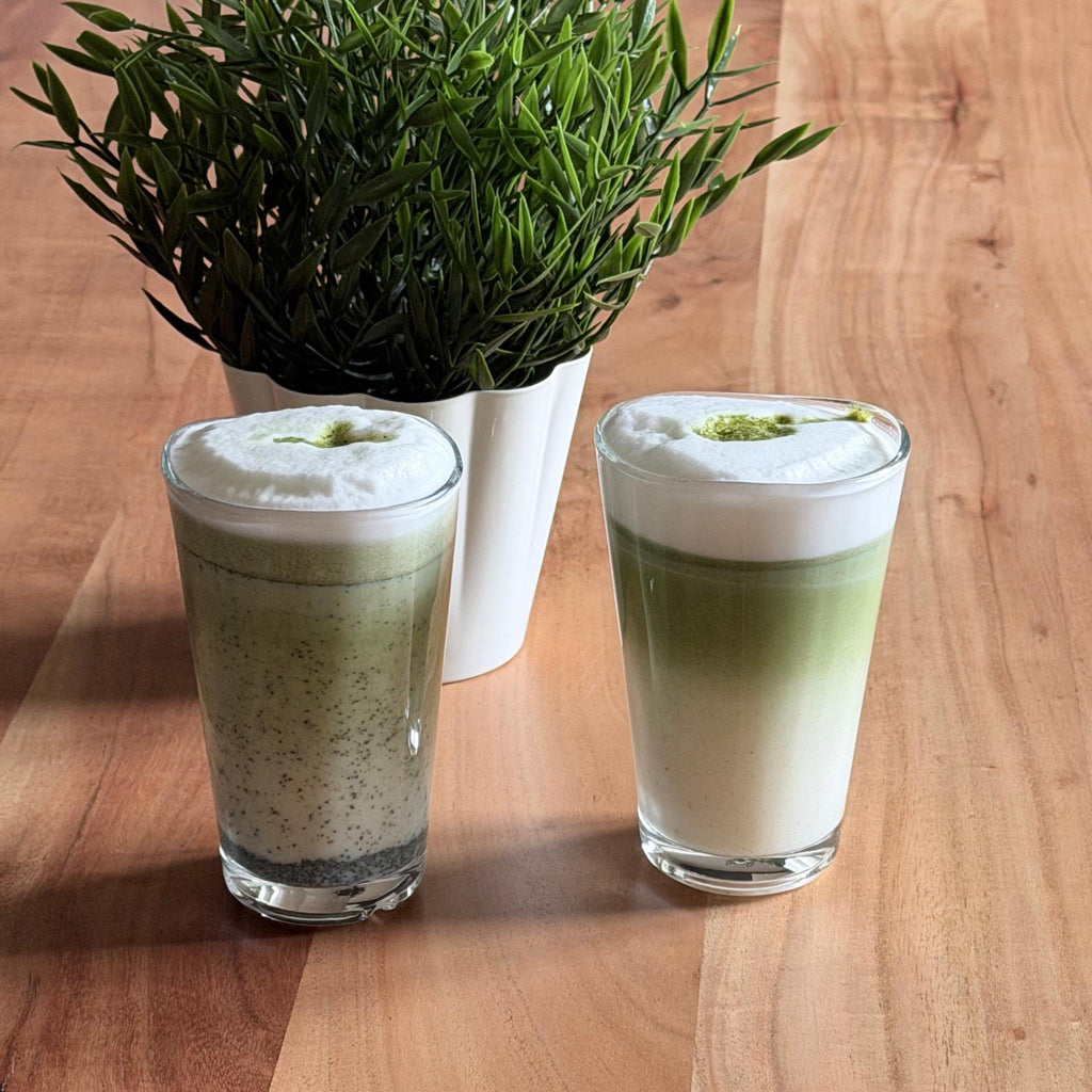 Nelia Produktbild nah mit matcha beispiel
