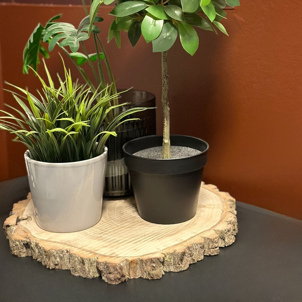 Niro Holzscheibe 35 cm für Kerzen, Gläser und Deko – Vintora Home