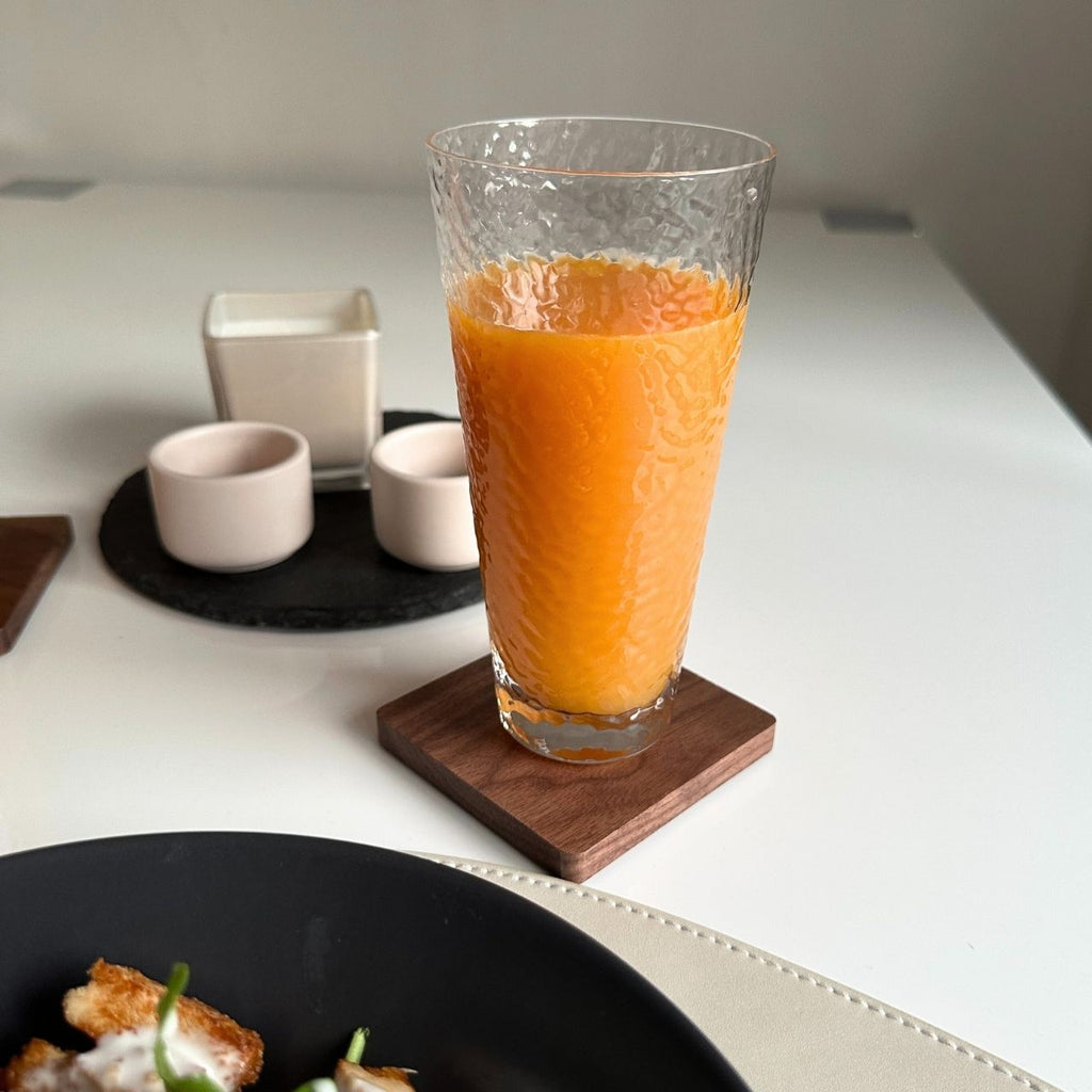 Hochwertiges Nuvia Trinkglas mit handgemachter Optik