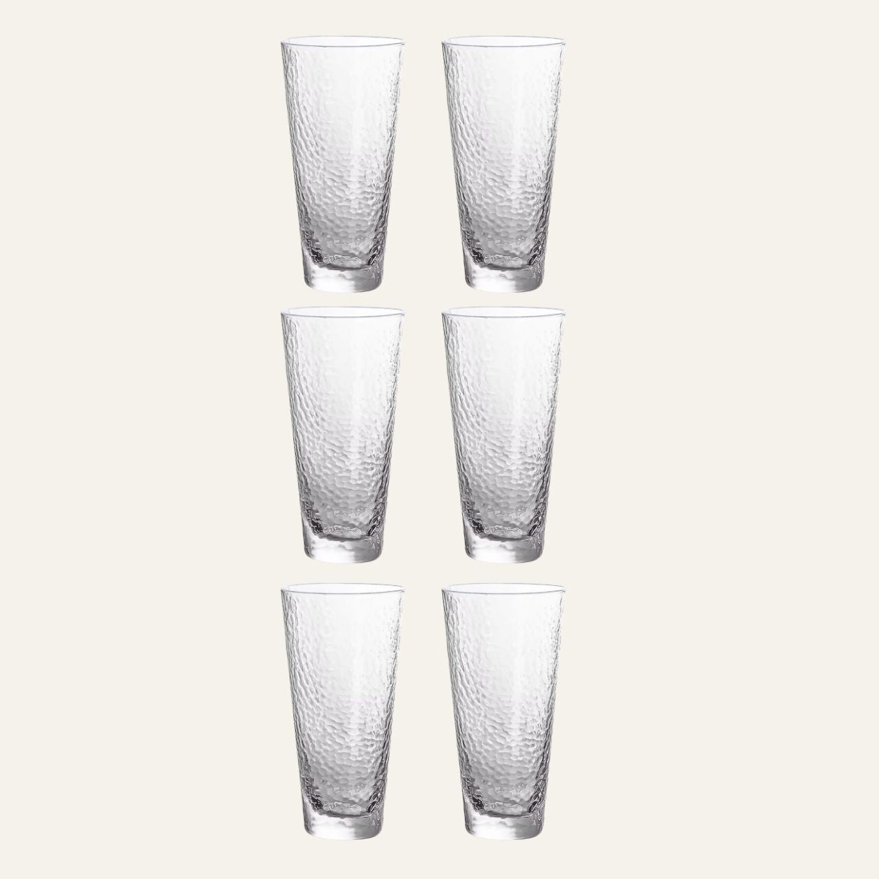 Nuvia langes Glas für Eiskaffee, Cocktails und Latte