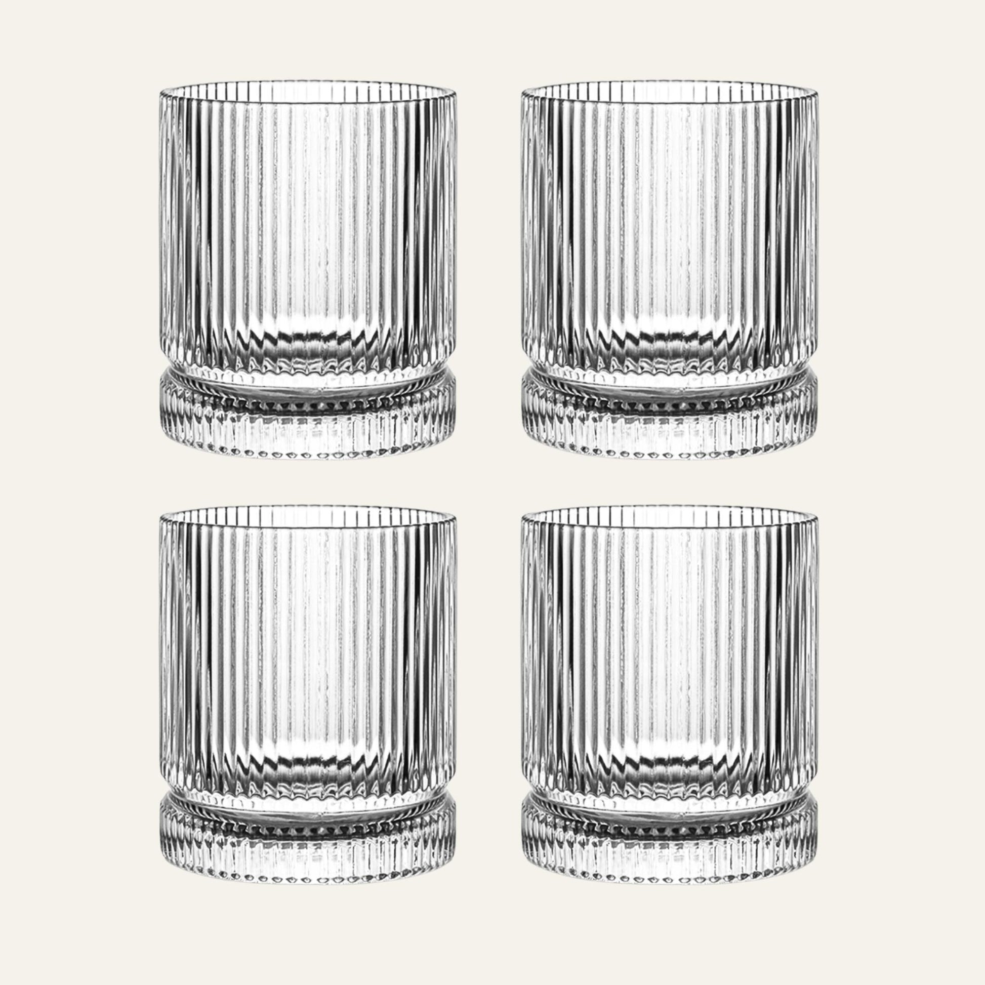 Riva Trinkglas gerillt titelbild 4er set