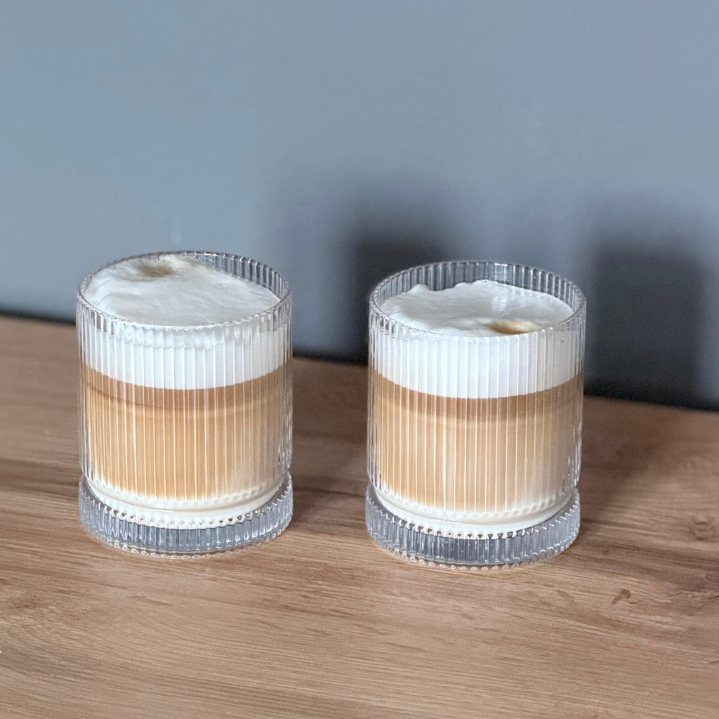 Riva Trinkglas gerillt mit kaffee
