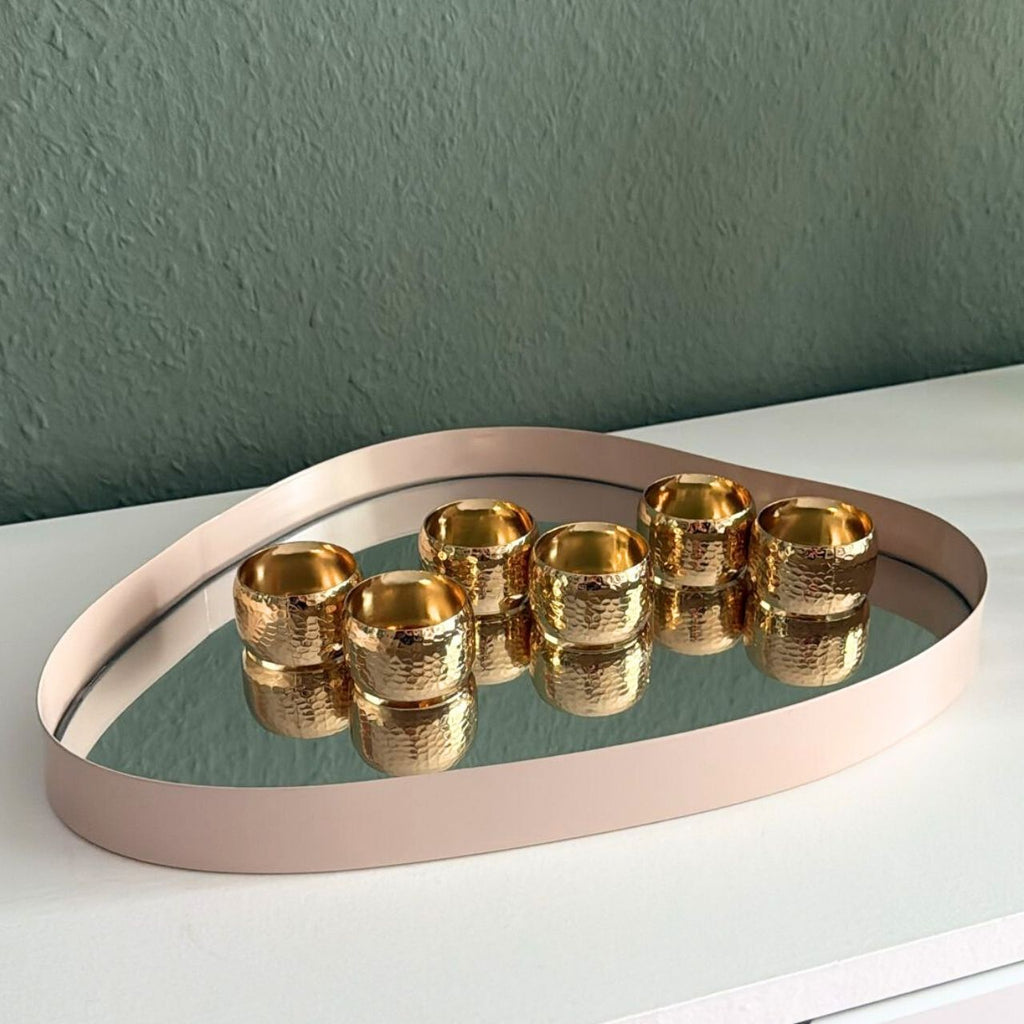 Sira Serviettenring Gold für stilvolle Tischdekoration – Vintora Home