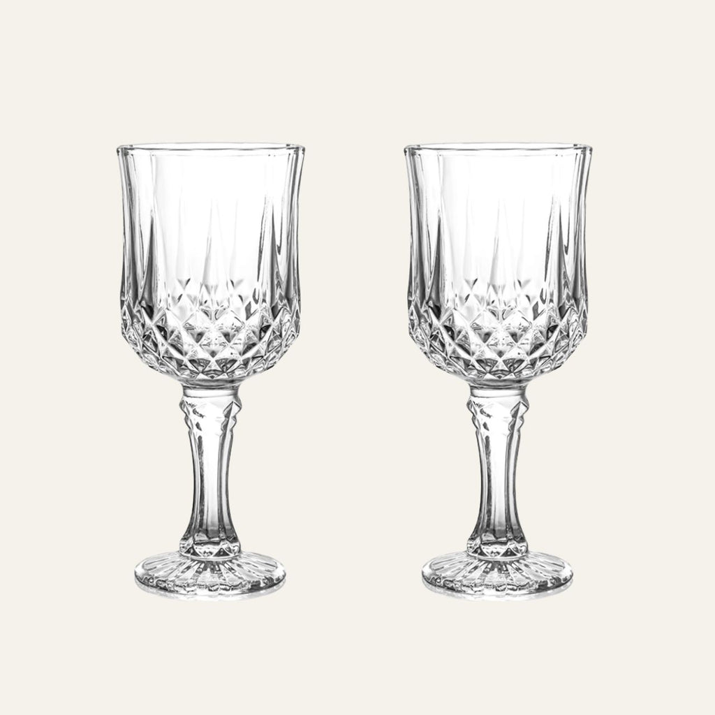 LUNA Weinglas von Vintora Home – stilvolles Boho-Vintage Weinglas mit strukturierter Oberfläche und elegantem Design.