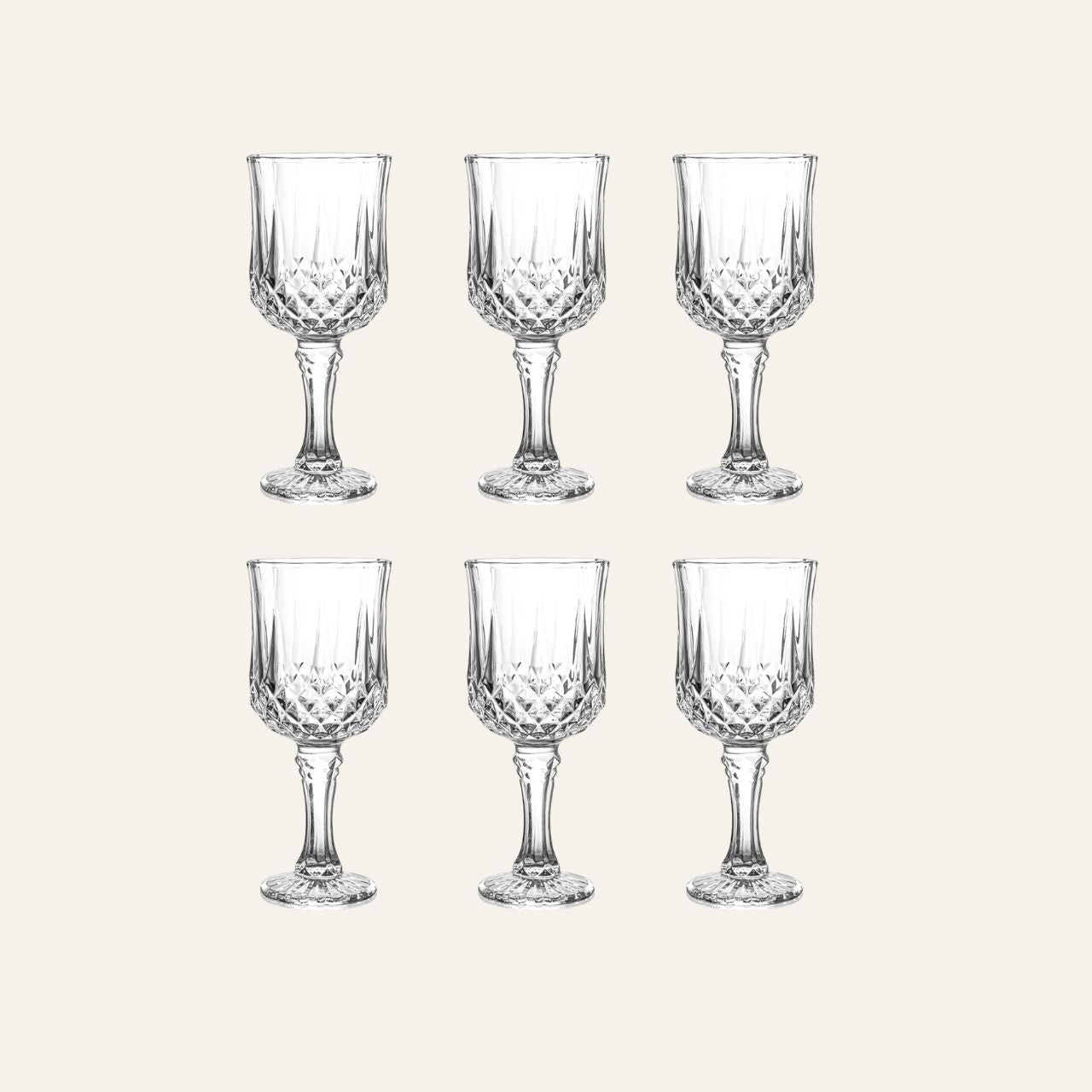 Weinglas im Boho-Stil LUNA 6er set – harmonische Form, nostalgischer Charme und natürliche Eleganz für ein stilvolles Zuhause.